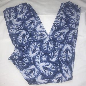 Lularoe one size wolves leggings